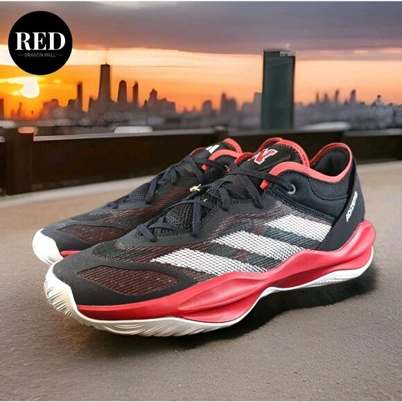 Adidas Nebraska Cornhuskers NCAA Adizero PE Black Red Shoes - Men\'s Size 10 main image 13